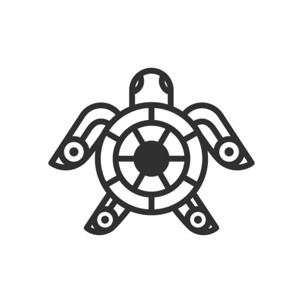Monoline Sea Turtle Logo  1500   1500 px   1  Thumbnail